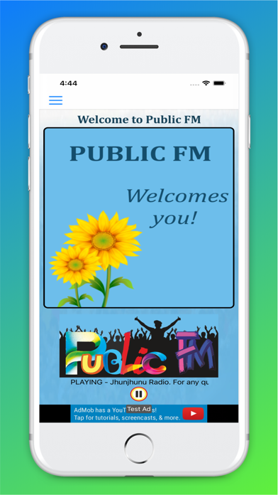 Public FM. Screenshot
