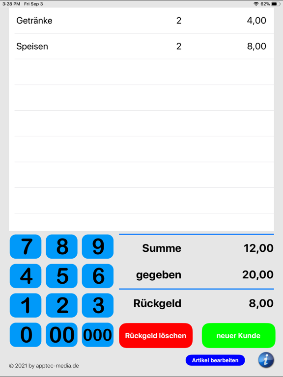Screenshot #4 pour Schnellkasse