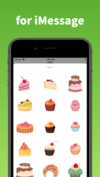Cakes and Donut stickers emoji Screenshot
