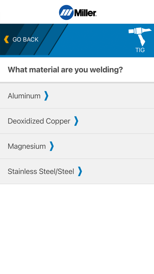#2. Miller Weld Setting Calculator (iOS) Podle: Miller Electric Mfg Co