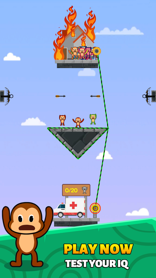 #6. Monkey Rope Puzzle (iOS) 由: Ha Hoang