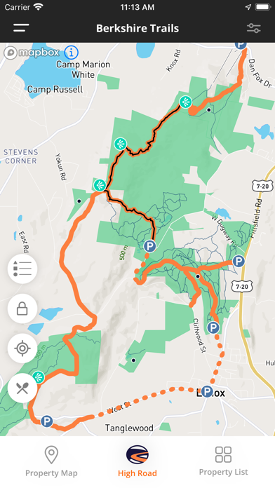BNRC Berkshire Trails Screenshot