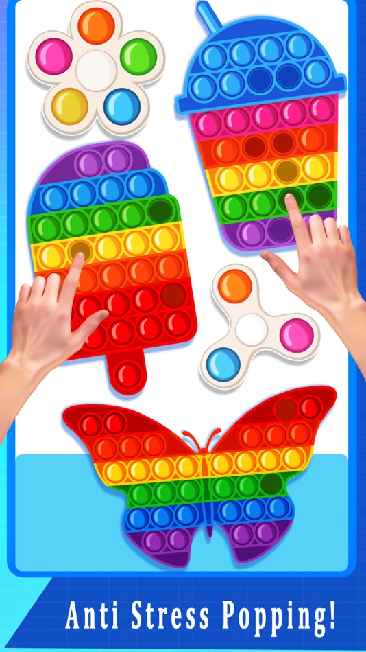 #1. Bubble Pop It Ouch (iOS) 由: Farrukh Ahmad