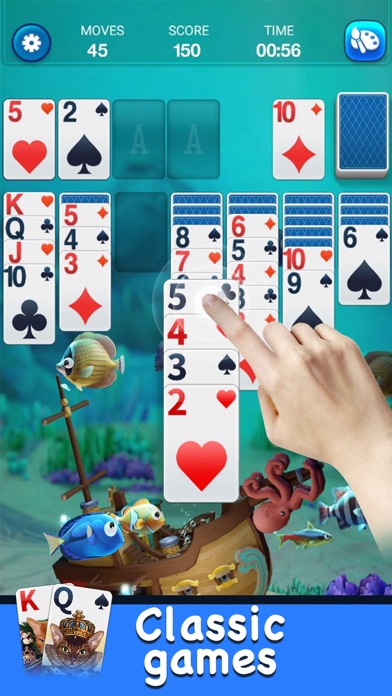 Solitaire: Fish Klondike Screenshot