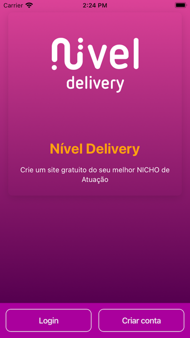 Nível Delivery Screenshot