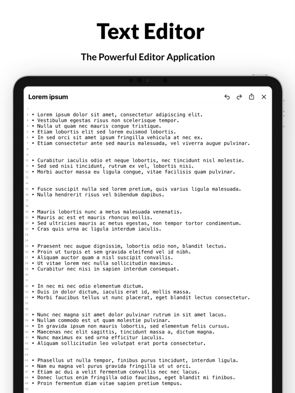 Screenshot #4 pour Text Editor - Document Editor