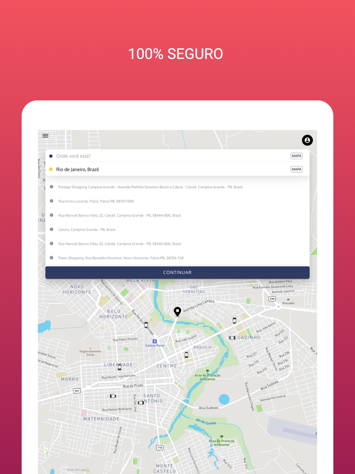 Zoomcar Mobile - Passageiros