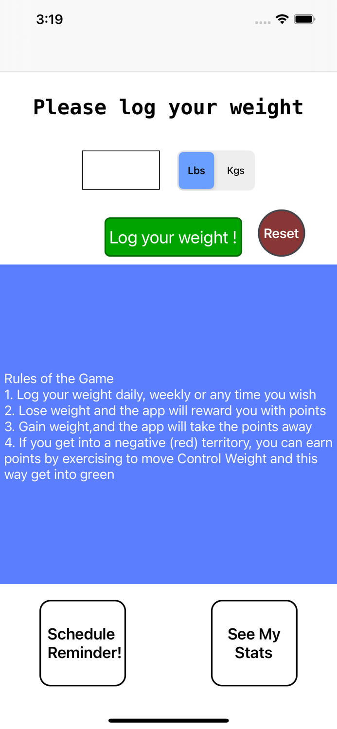 Weight Loss Game  Lose Weight