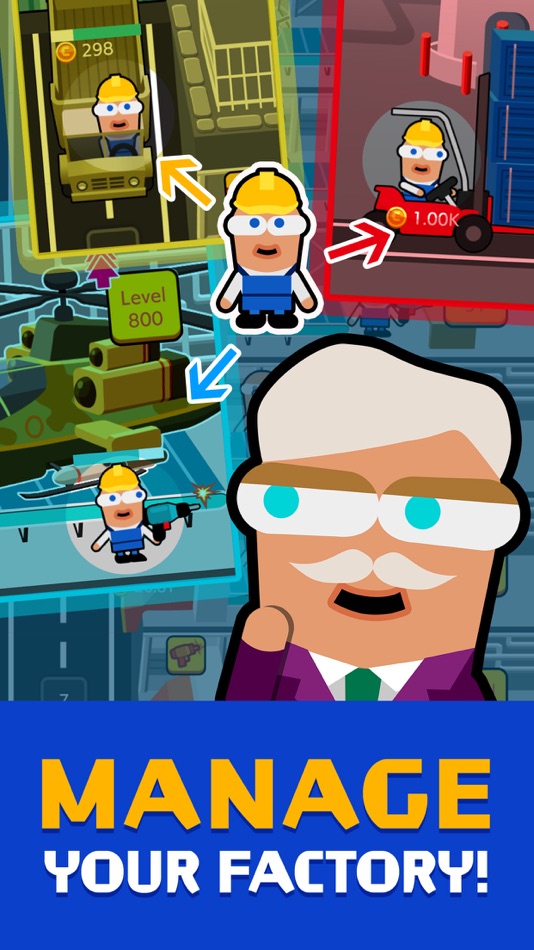#4. Idle Arms Factory (iOS) Podle: GeePlus, Inc.