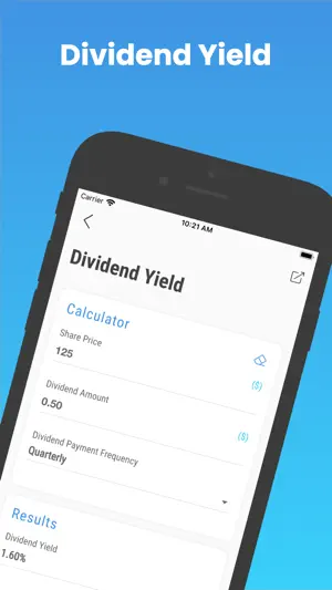 Dividend Calculators screenshot 4