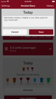 alcohol diary iphone screenshot 4