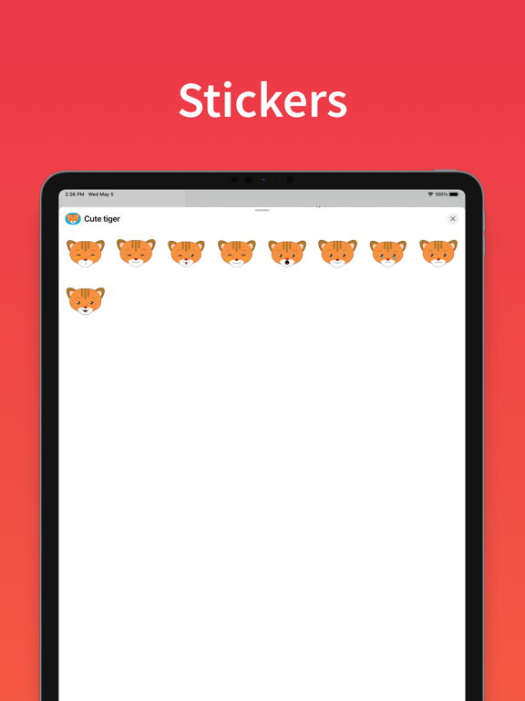 Screenshot #4 pour Tigre - autocollants et emoji