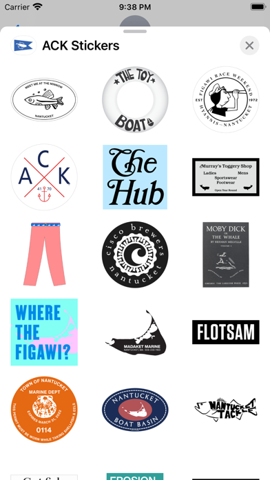 Nantucket Stickers Screenshot