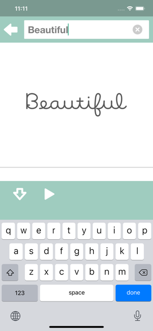 ‎Cursive Writing App@ abCursive Screenshot