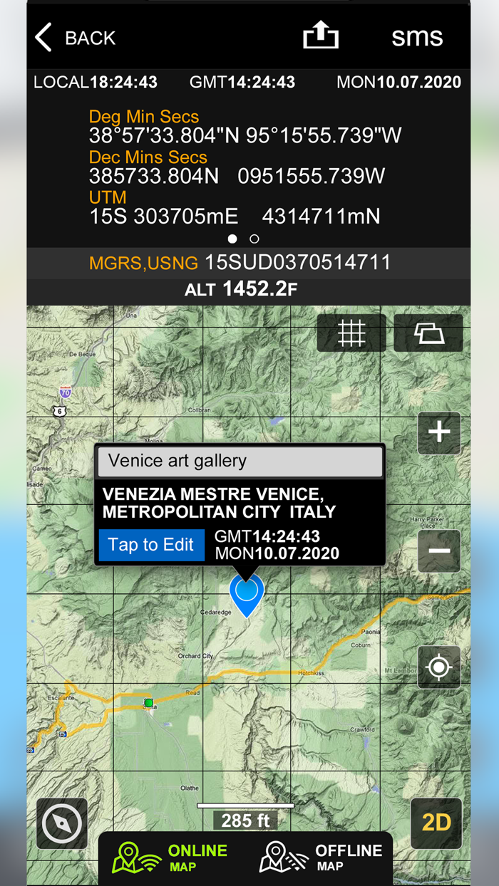 Tactical Gps. Offline Map