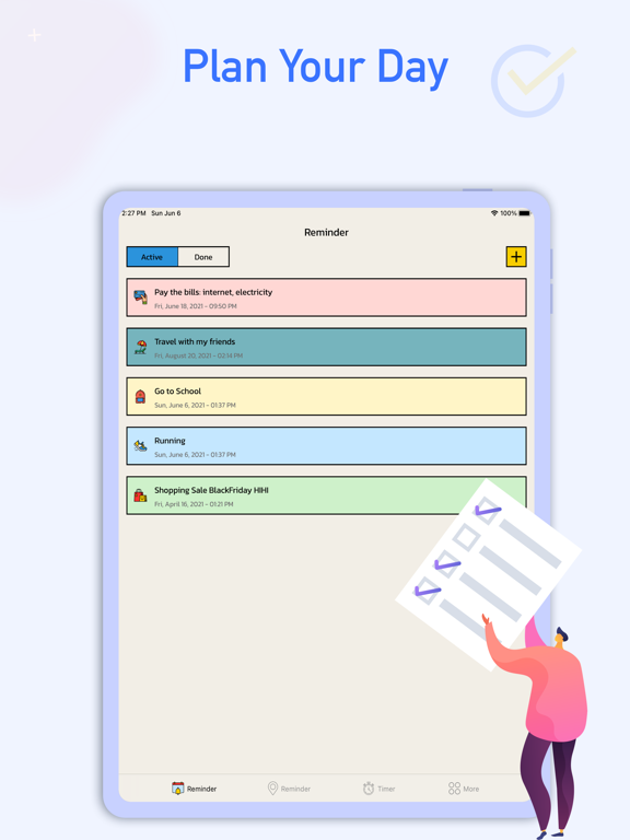 Screenshot #4 pour Due Alarms: Reminders + Timers
