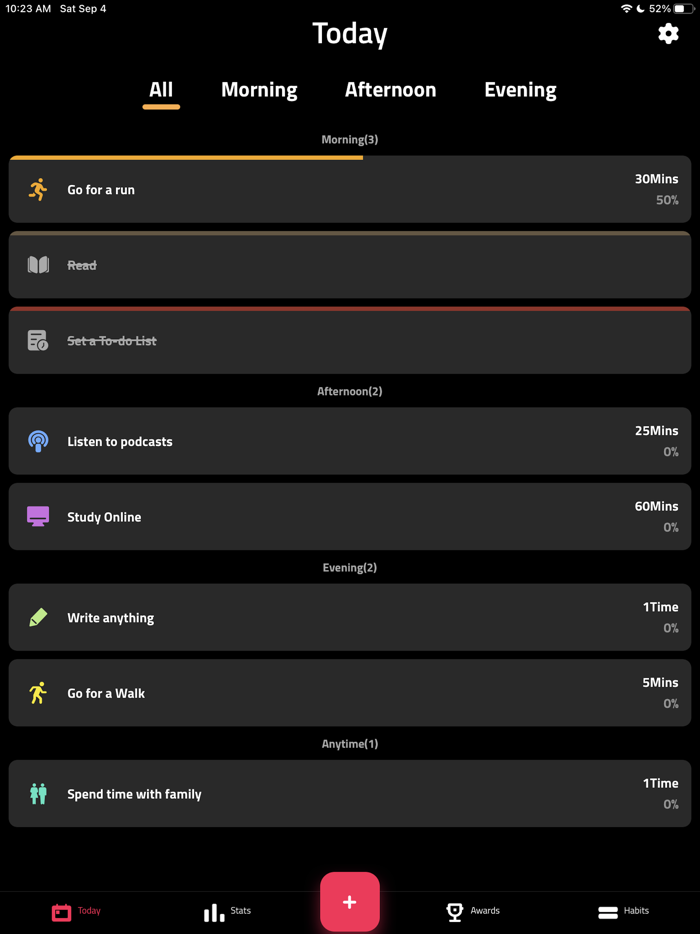 Habit Tracker and Reminder -Rise