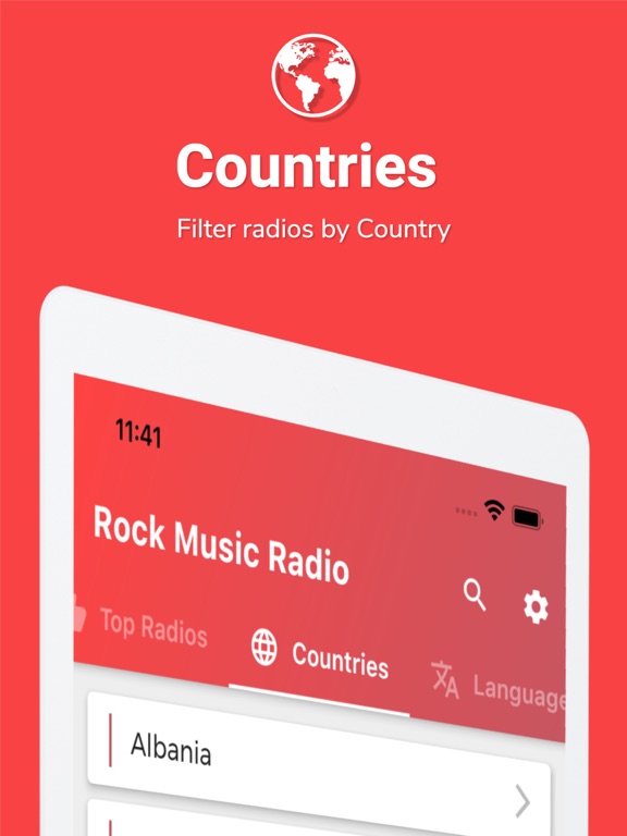 Rock Music - Rock Radio iPad screenshot 5 - Music app