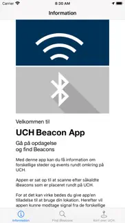 uch beacon app iphone screenshot 1