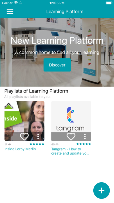 Screenshot #1 pour Learning Platform Adeo