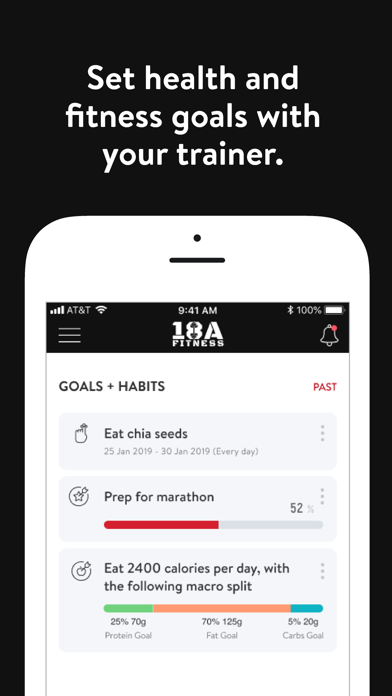 18A Fitness Screenshot