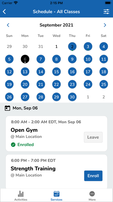 The Fort Membership App Screenshot