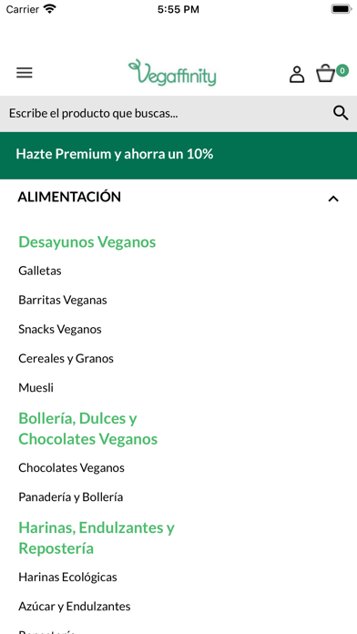 Vegaffinity - Tienda Vegana Screenshot