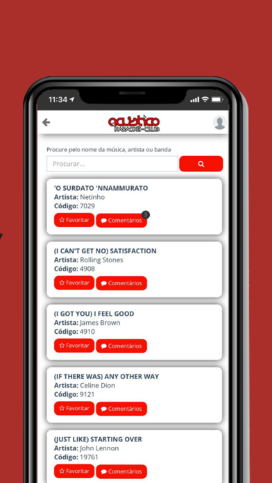 Acústico Karaokê Screenshot