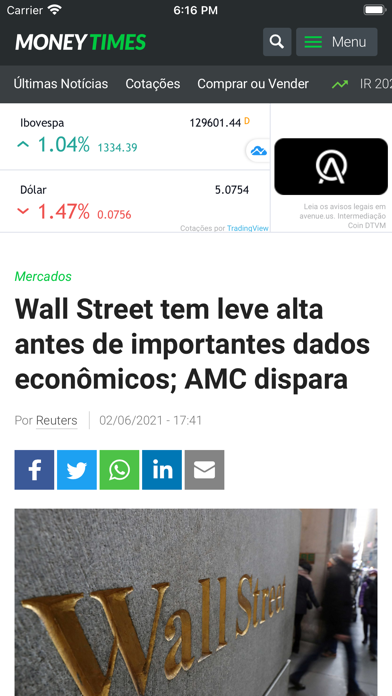 Money Times Screenshot