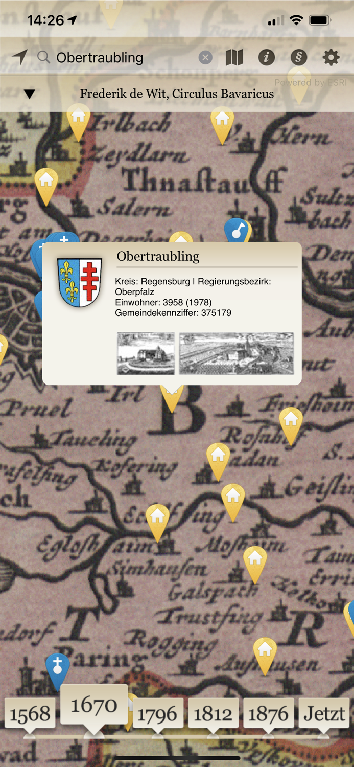 Bayern in historischen Karten