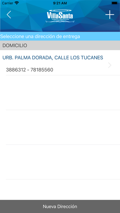 VillaSanta Agua Natural Screenshot