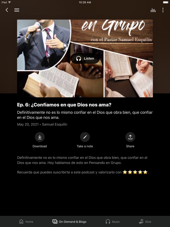 Screenshot #6 pour AMEC Casa de Alabanza