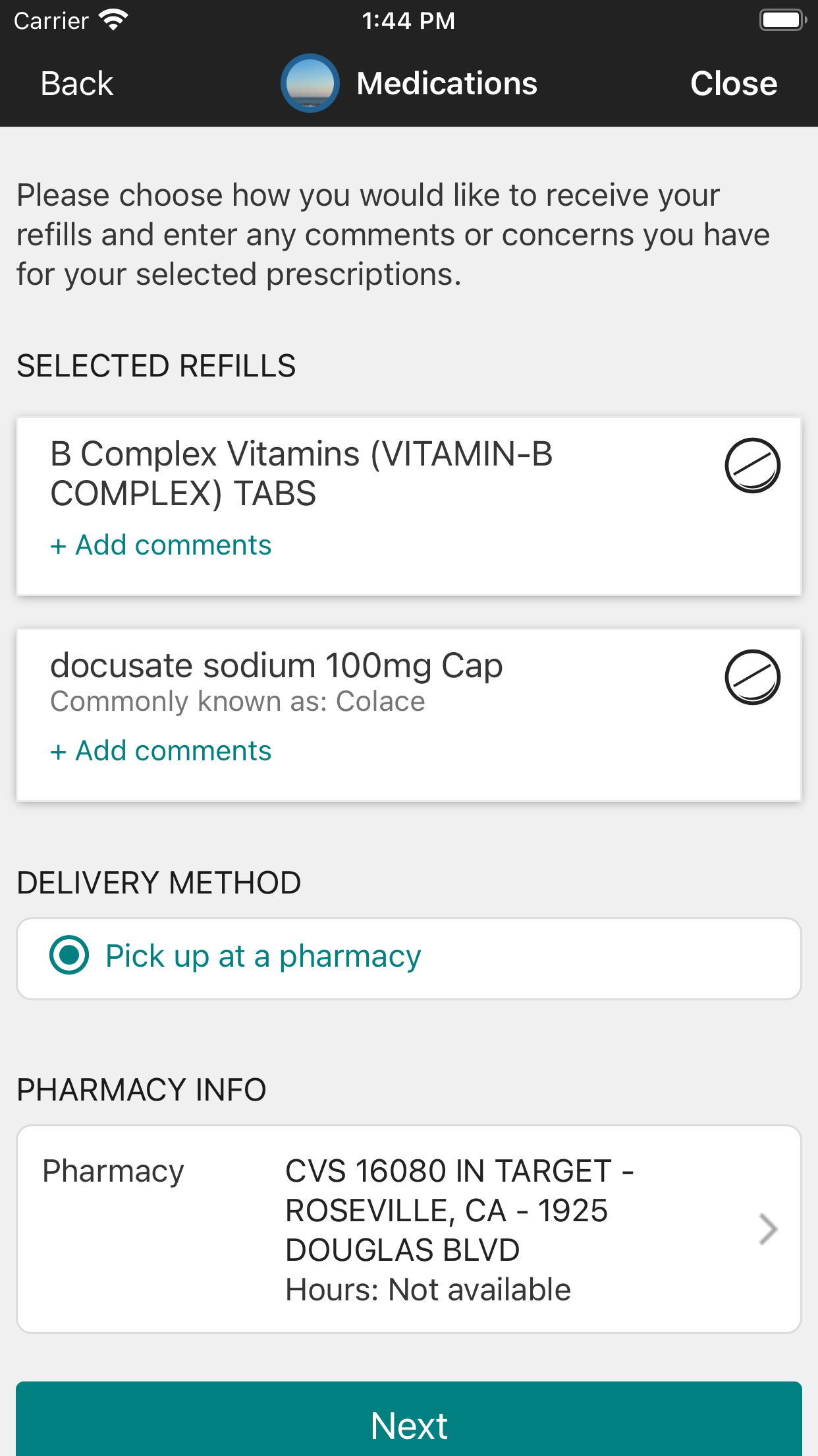 Sutter Health My Health Online screenshot 4