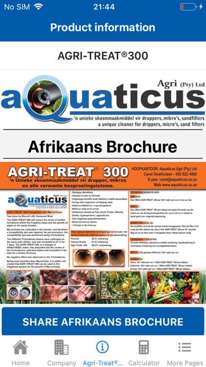 Aquaticus Agri, AGRI-TREAT®300 screenshot-5