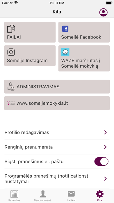 Someljė mokykla Screenshot