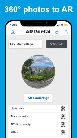 Game screenshot AR Portal - 360 photo to AR mod apk