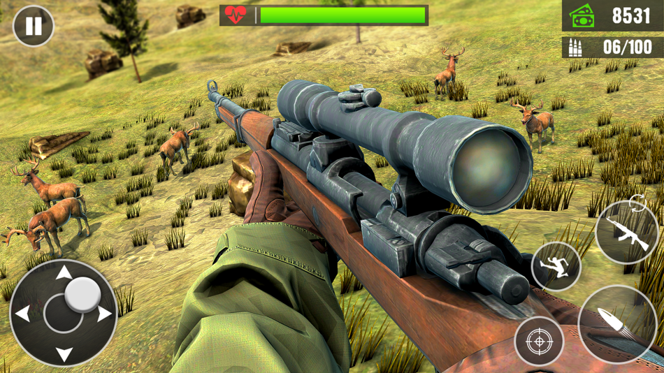#2. Sniper 3D Deer Hunting Games (iOS) بواسطة: Naeem Shahid
