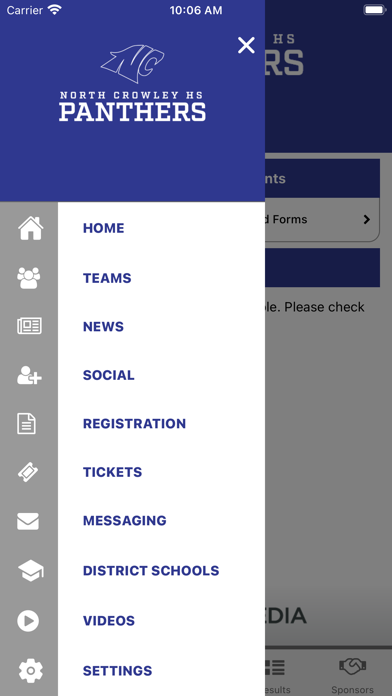 Crowley ISD Athletics Screenshot