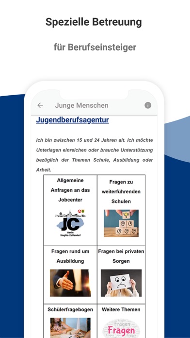 Jobcenter Berlin SZ Screenshot