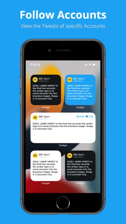 Twidget - Widget for Twitter