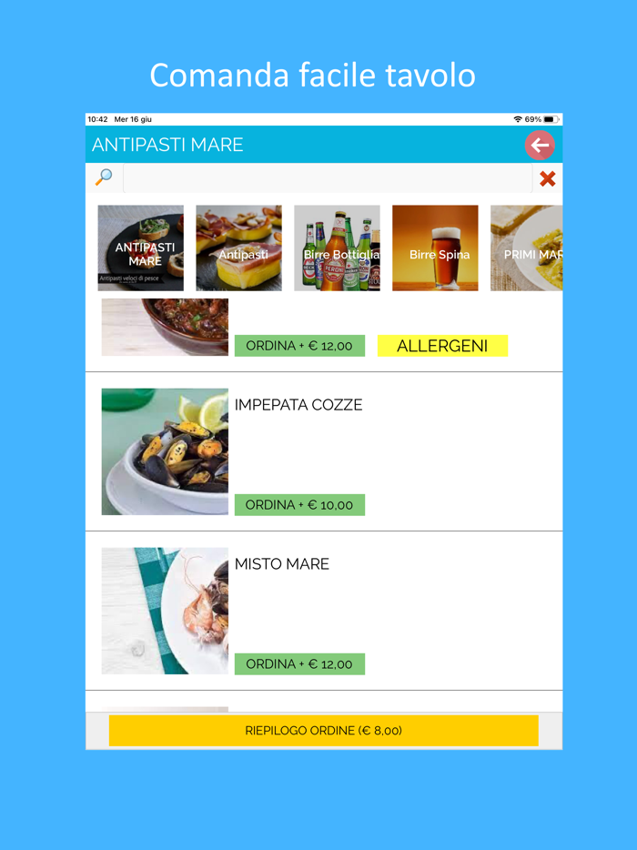 Comanda Facile Tavolo QR