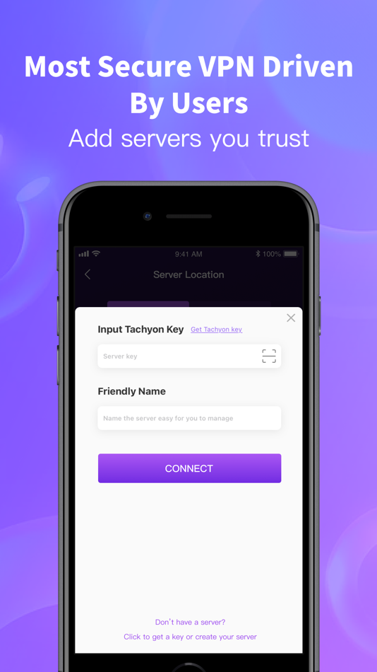 #6. Tachyon VPN - Private Proxy (iOS) 来自: BlockStone LTD
