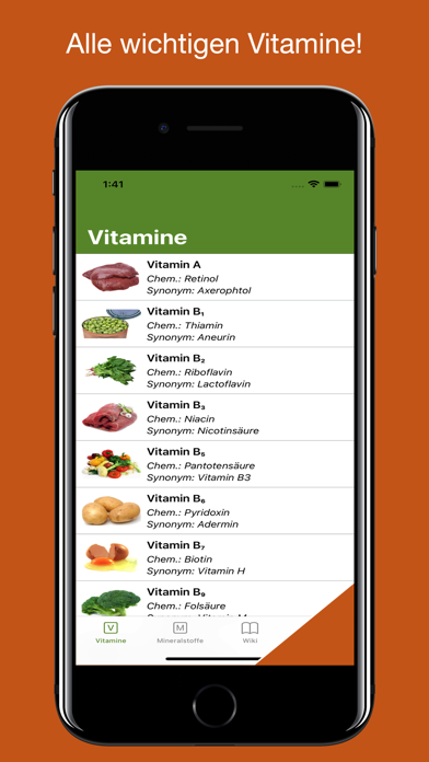 Vitamine & Mineralien Screenshot