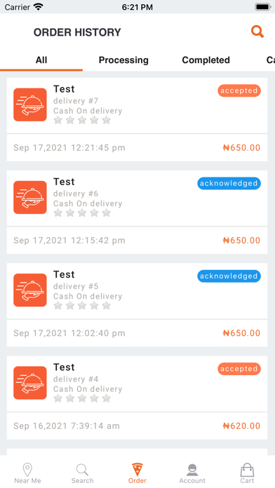 Screenshot #1 pour FoodMall
