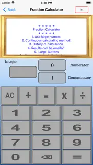 fraction pro calculator iphone screenshot 2