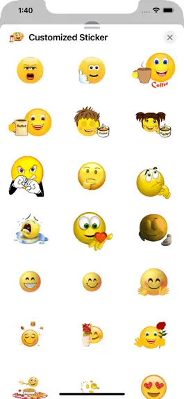 Game screenshot Customized Sticker apk