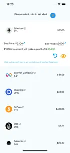 Cryptn - Crypto Notification screenshot #3 for iPhone
