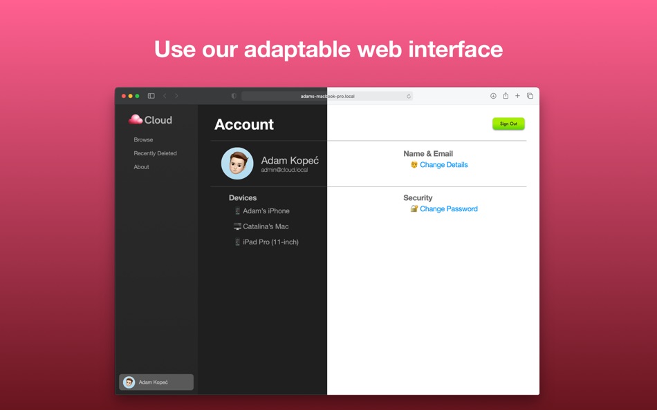 #5. Cloud Server (macOS) 由: Adam Kopec