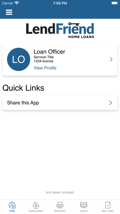 LendFriend Home Loans Screenshot