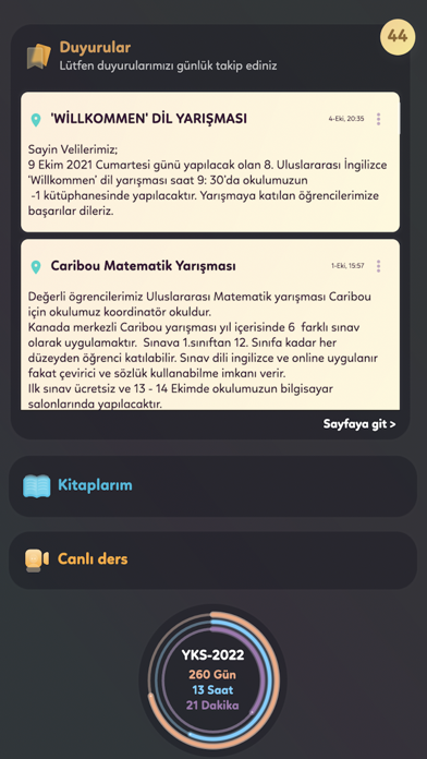 Açı Eğitim Kurumları Screenshot